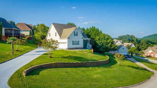 view of community with a lawn