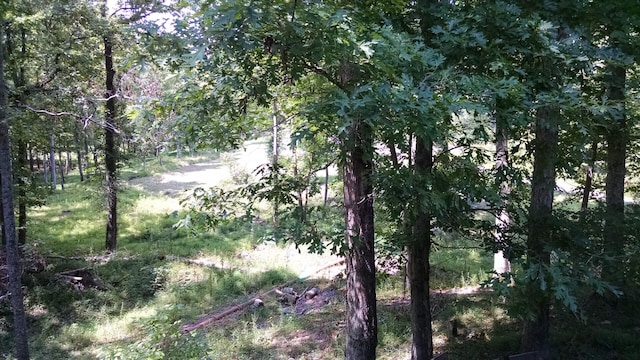 view of landscape with a view of trees