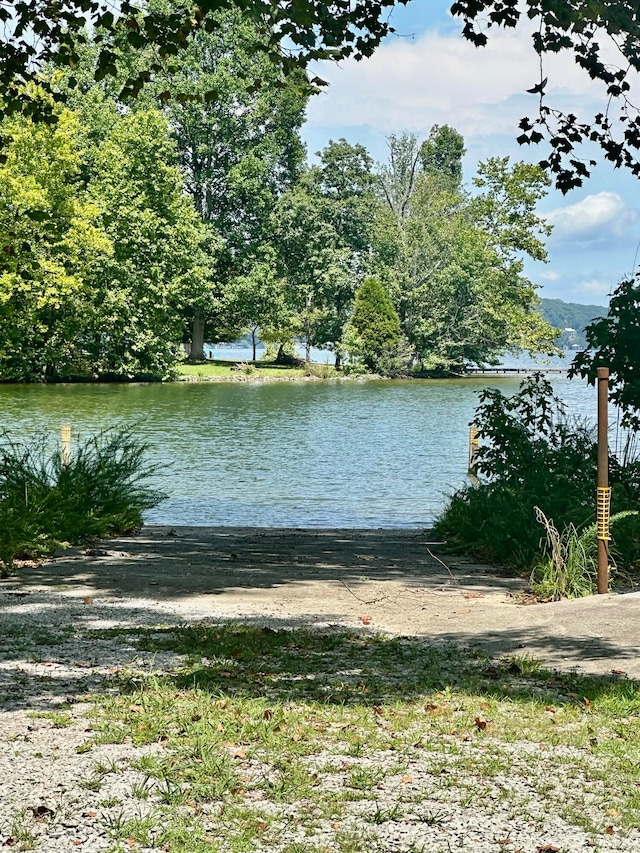 view of water feature