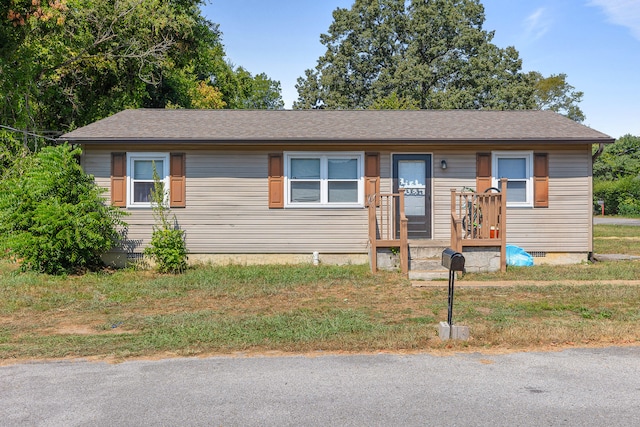 view of front of home