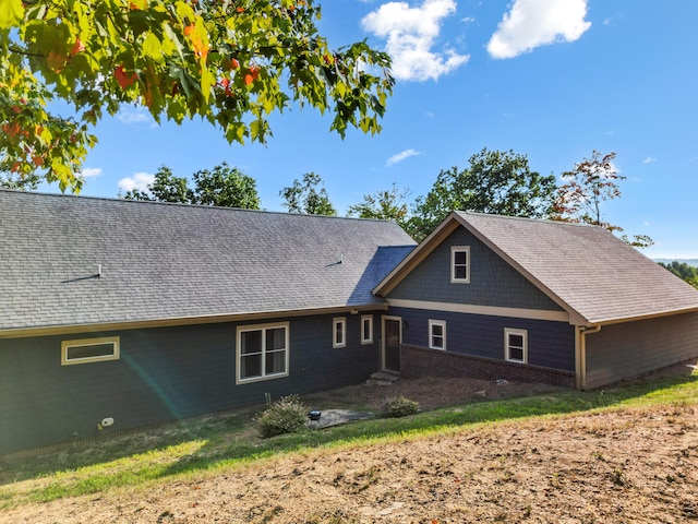 view of rear view of property