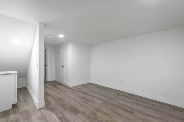 interior space featuring light wood-type flooring