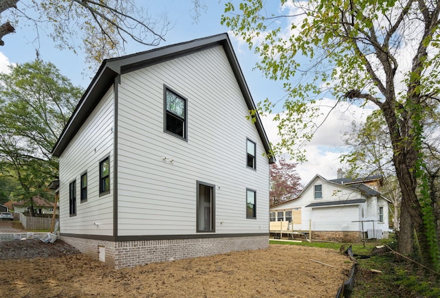 view of rear view of property