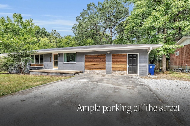 view of ranch-style home