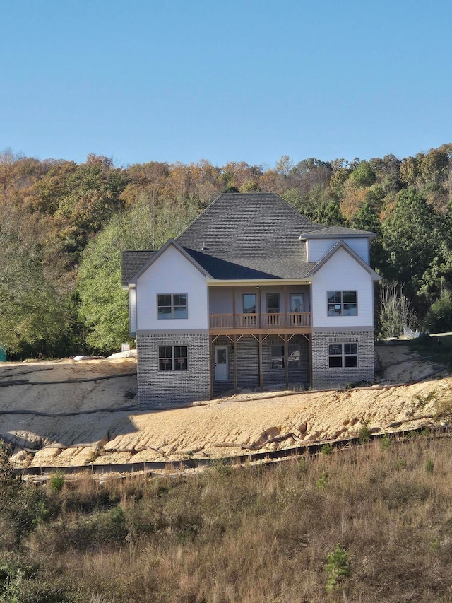 view of back of property