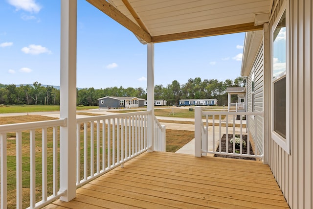 view of deck