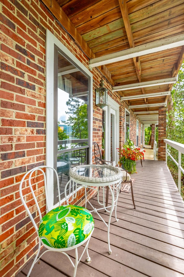 view of deck