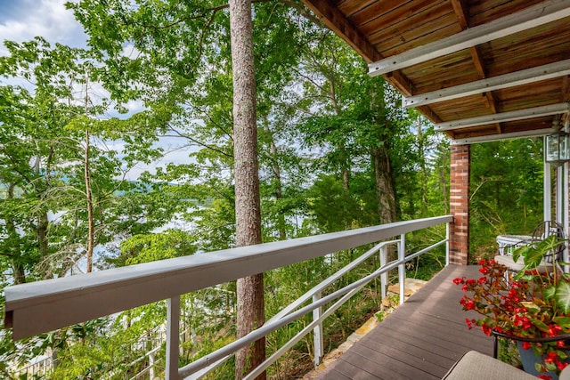 view of deck