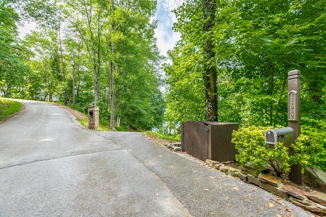 view of road