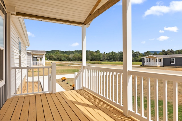 view of deck