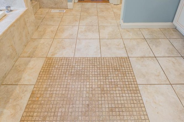 interior details featuring tile patterned flooring