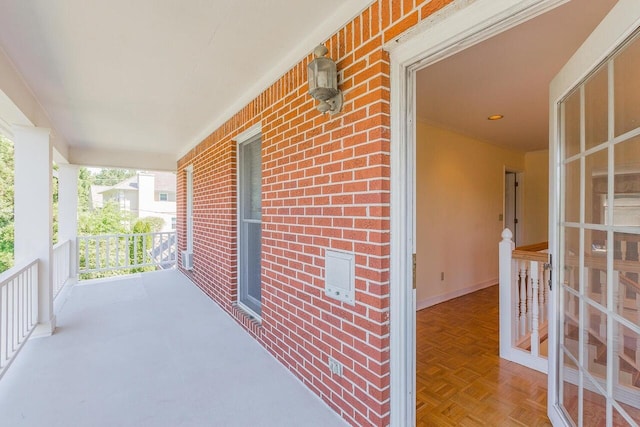 view of patio / terrace with covered porch