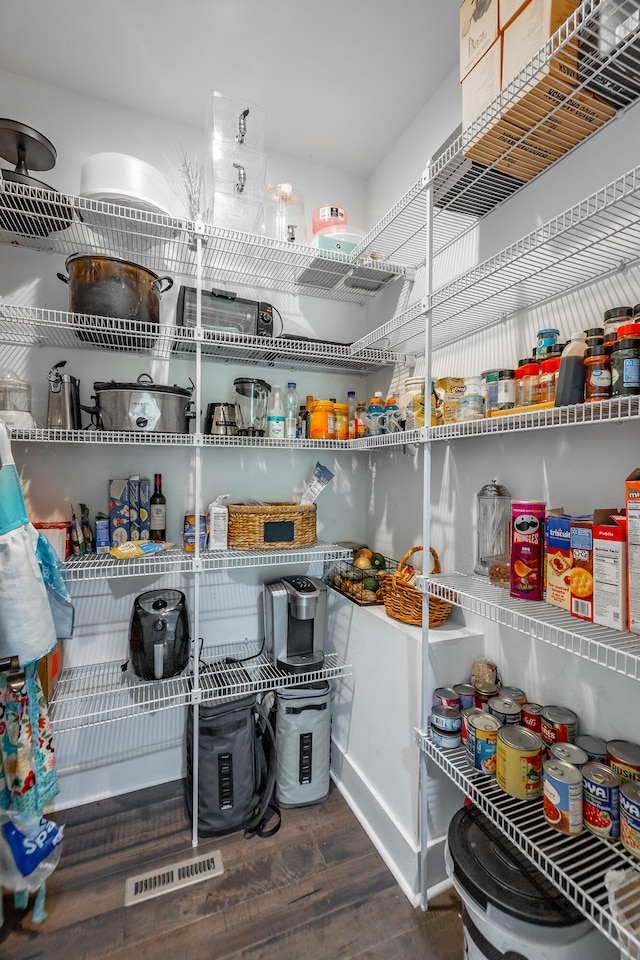 view of pantry