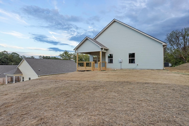 view of rear view of house