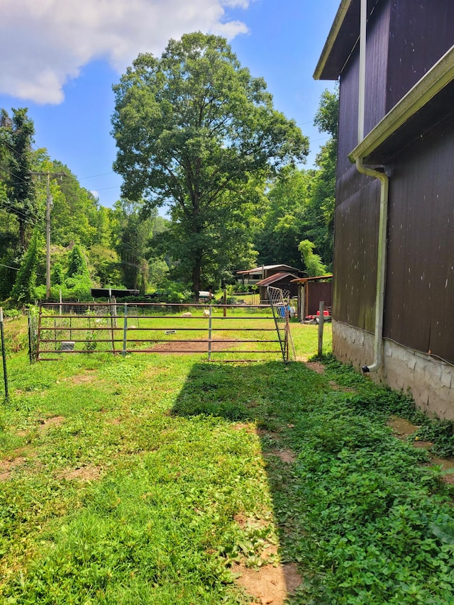 view of yard