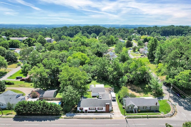 bird's eye view featuring a residential view