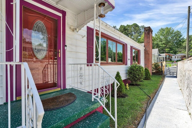view of entrance to property