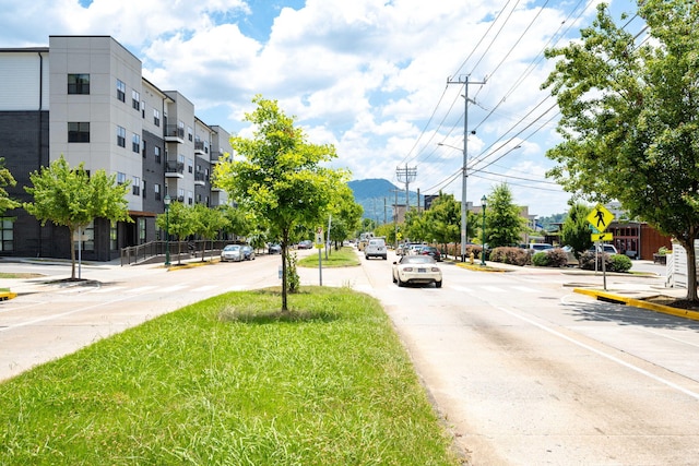 view of road