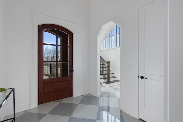 view of entrance foyer