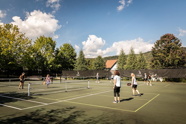 view of tennis court