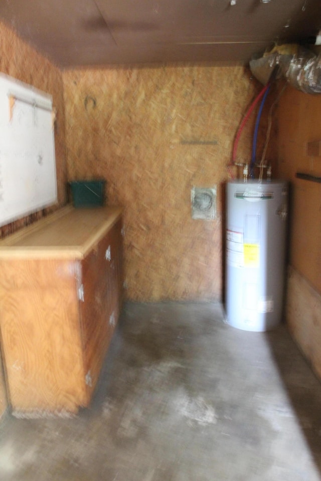 interior space with water heater