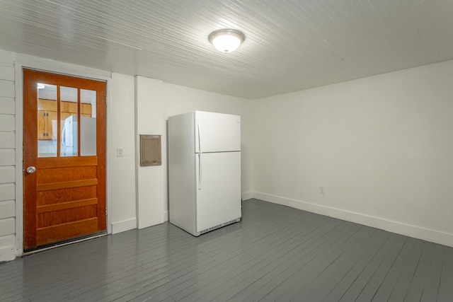 interior space with hardwood / wood-style floors