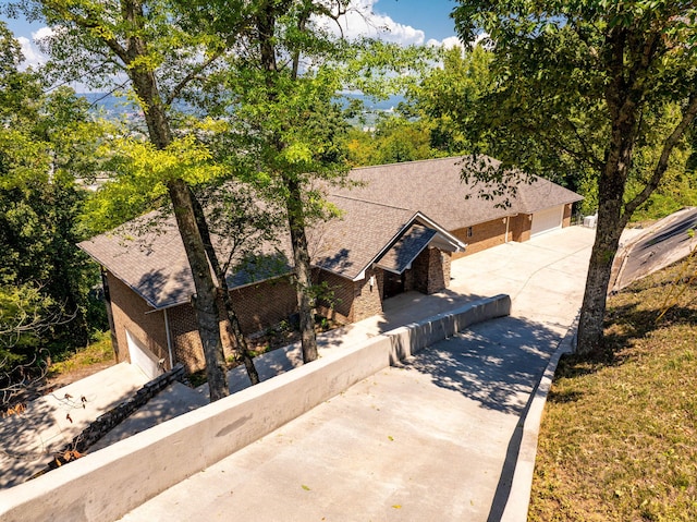 aerial view