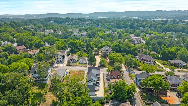 aerial view featuring a mountain view