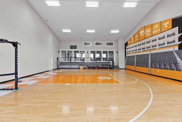 view of basketball court with community basketball court