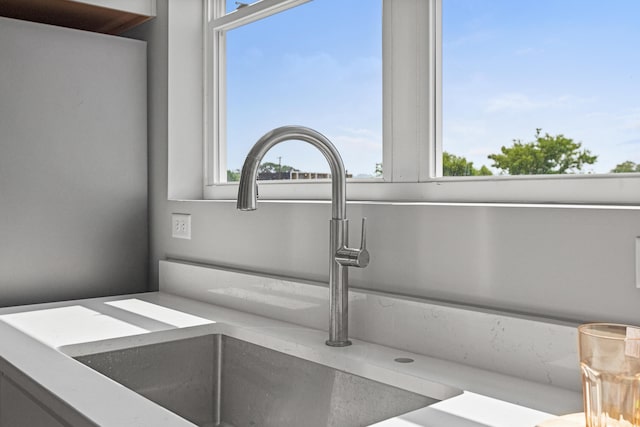 interior details with sink