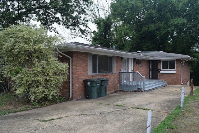 view of front of home