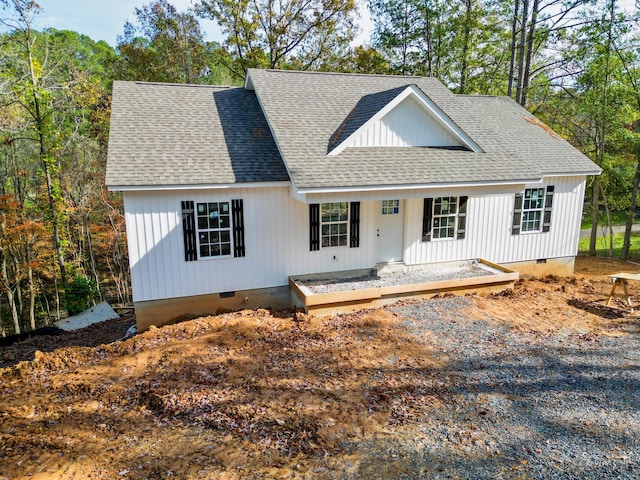 view of front of home with covered porch