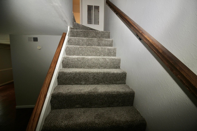 view of stairs