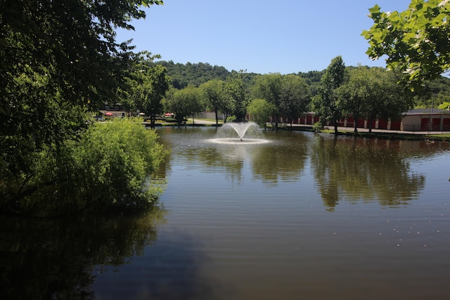 view of water feature