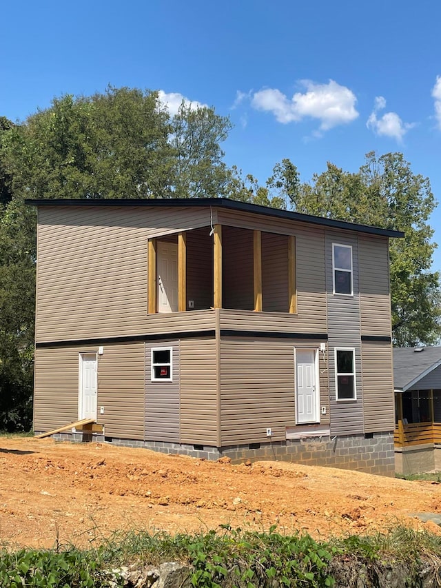 view of rear view of house