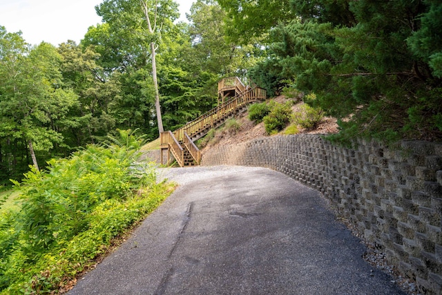 view of road