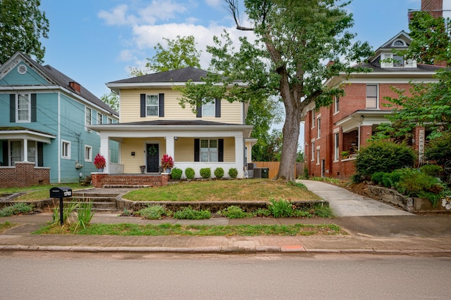 view of front of home featuring a porch