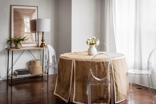 interior space featuring hardwood / wood-style flooring