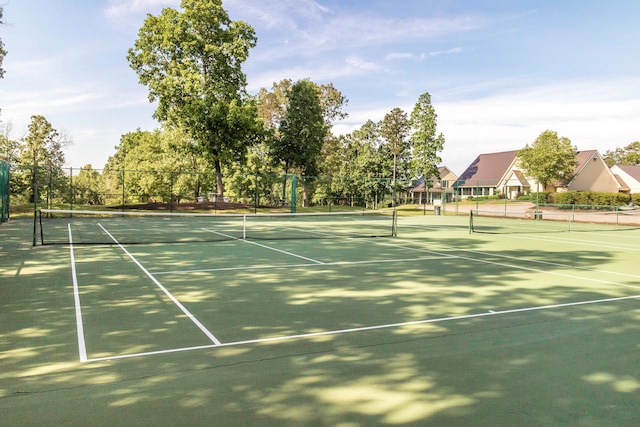 view of sport court