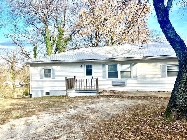 view of back of property