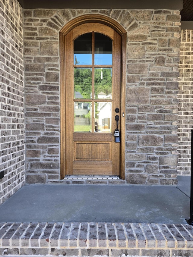 9885 Trestle Cir Unit 47, Ooltewah, TN 37363 - entrance to property featuring brick siding