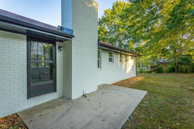 exterior space with a patio