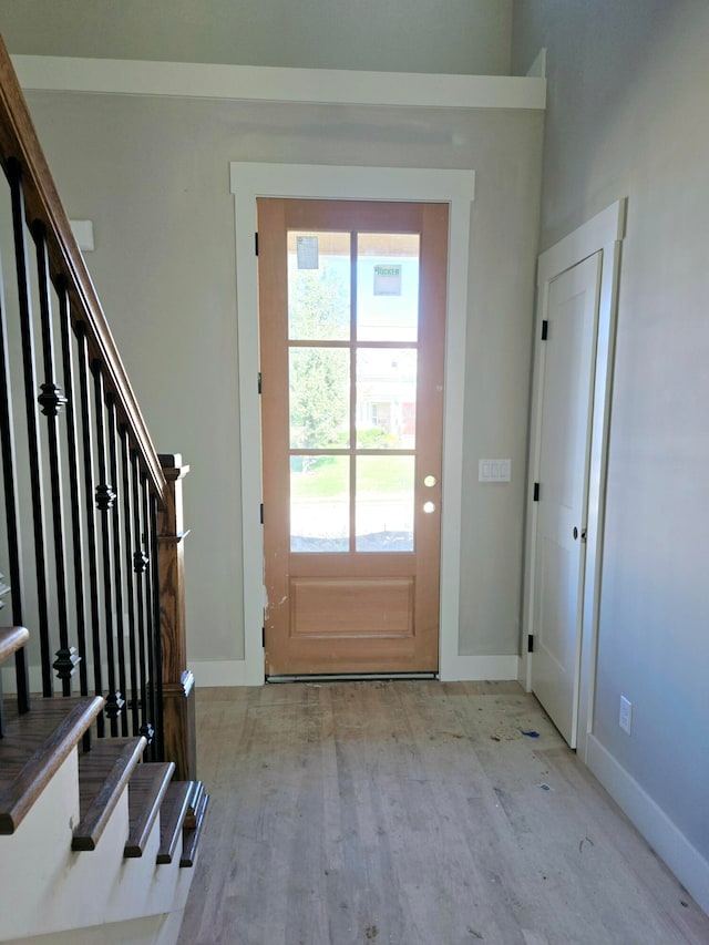 view of doorway to outside