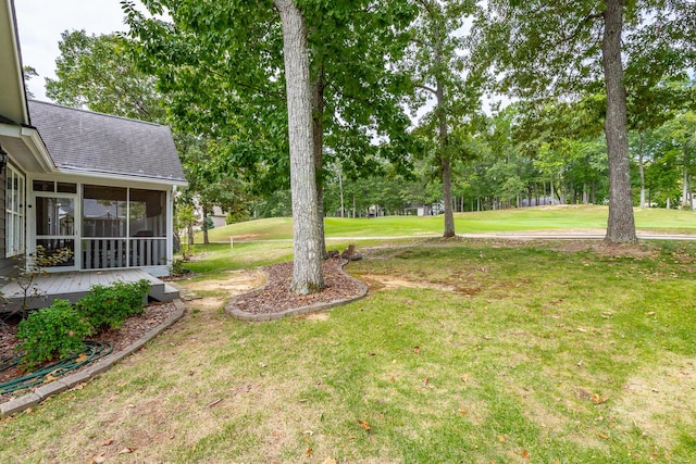 106 Woodpecker Pl, Ringgold, GA 30736 - view of yard with a sunroom