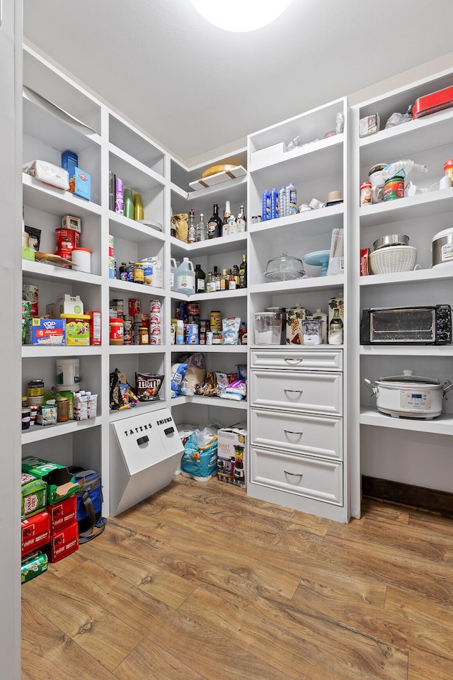 view of pantry