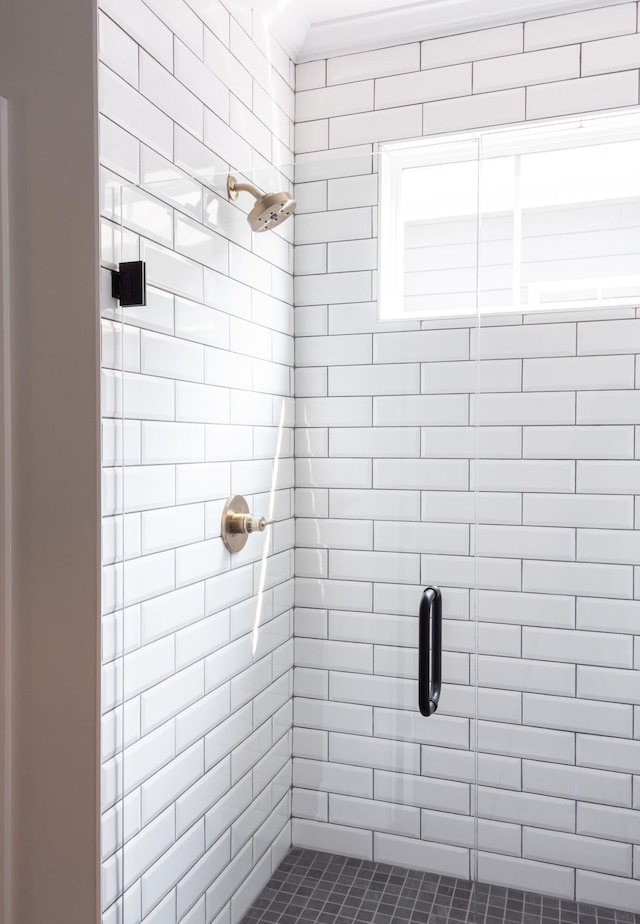 bathroom with an enclosed shower