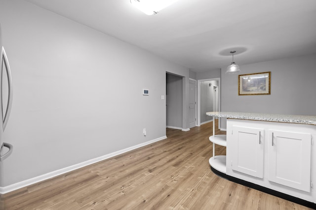 interior space featuring light hardwood / wood-style flooring