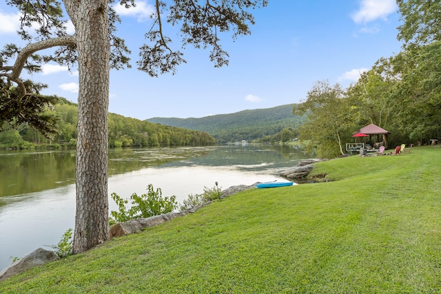 property view of water