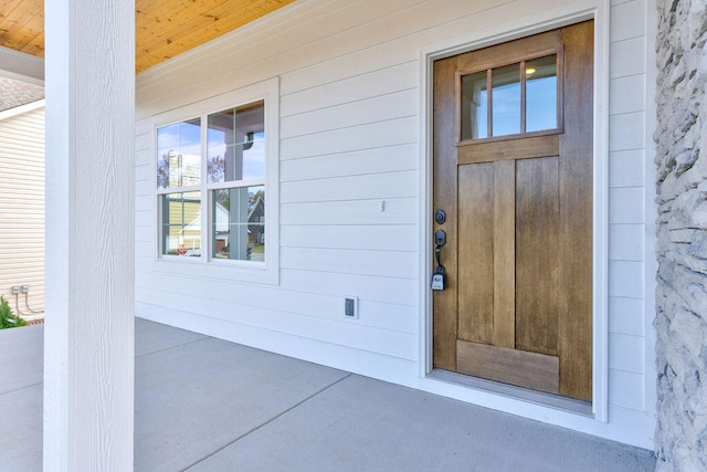 view of property entrance