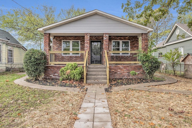 bungalow-style house featuring a porch